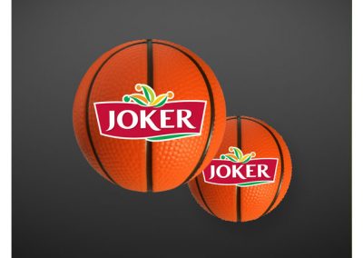 Mini-ballon de basket antistress PU JOKER