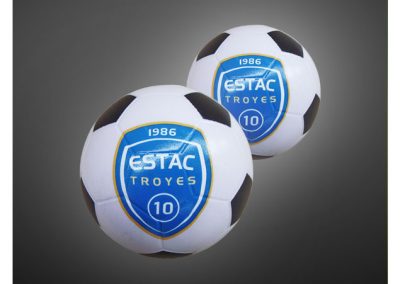 Mini-ballon de football, dim. 6.5cm personnalisé