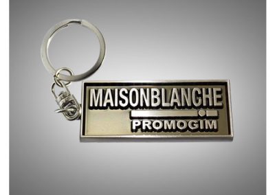 Porte-clés personnalisé en métal émaillé 2D - Enamel keychain 2D