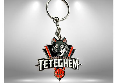 Porte-clés personnalisé en métal émaillé 2D - Enamel keychain 2D