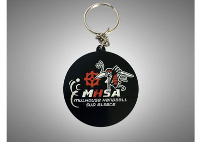 Porte-clés personnalisé en métal émaillé 2D - Enamel keychain 2D