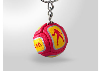 Porte-clés personnalisé Ballon de handball imitation cuir