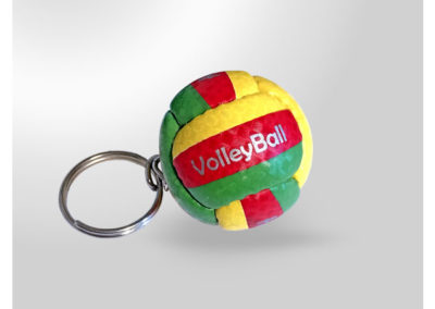 Porte-clés personnalisé Ballon de volleyball imitation cuir