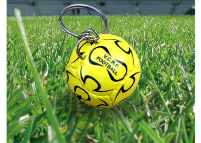 Porte-clés ballon de Football imitation cuir