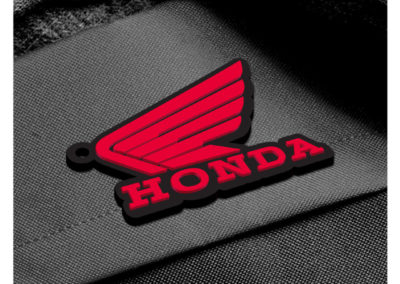 Porte-clés personnalisé en PVC souple relief 2D HONDA