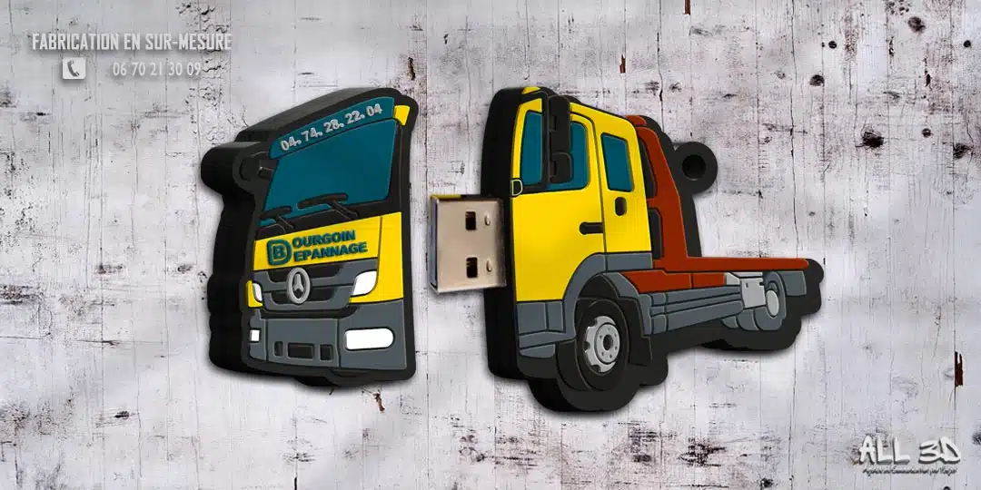 USB KEY PVC 2D SET A PUB BOURGOIN