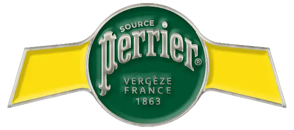 pins-personnalise-metal-emaille-2d-perrier Pin’s personnalisé en métal émaillé 2D fabriqué pour la marque Perrier