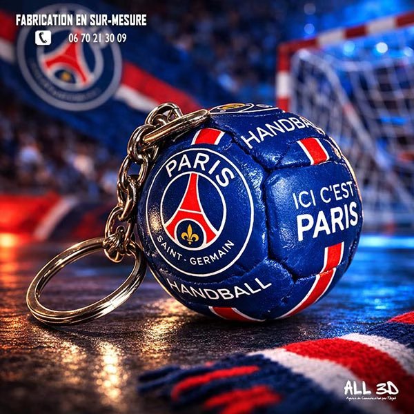 Porte-clés handball personnalisé